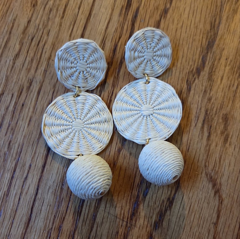 Jcrew Woven Statement Earrings